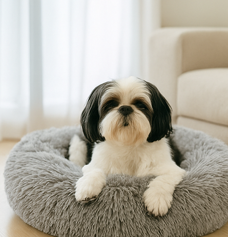 Dog on Bed 3