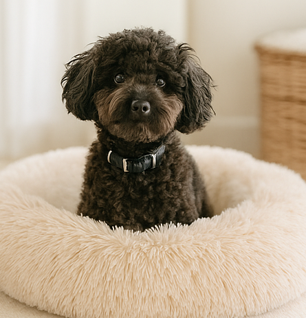 Dog on Bed 4
